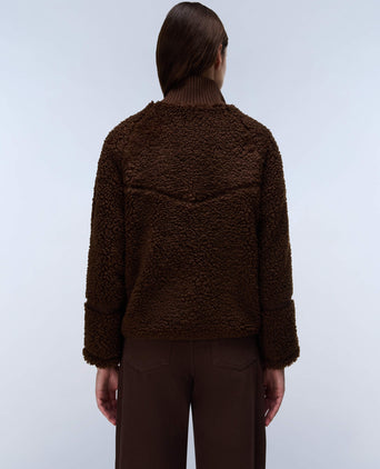 Aleut Full-Zip Fleece - Dark Brown