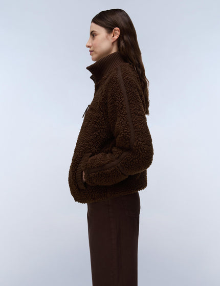 Napapijri Aleut Full-Zip Fleece - Dark Brownimages3- The Sports Edit