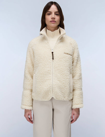 Aleut Full-Zip Fleece - White