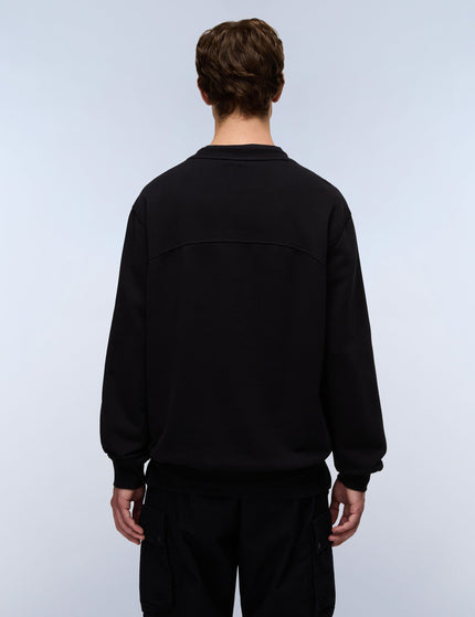 Napapijri Badge French Terry Sweatshirt - Blackimages2- The Sports Edit