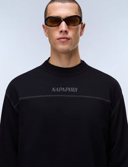 Napapijri Umbra French Terry Sweatshirt - Blackimages3- The Sports Edit