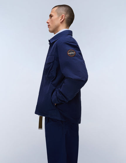 Napapijri Leoras Overshirt - Blue Academyimages5- The Sports Edit