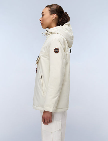 Napapijri Rainforest Pocket Winter Anorak Jacket - Beigeimages2- The Sports Edit