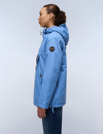 Napapijri Rainforest Pocket Winter Anorak Jacket - Blue Rivieraimages2- The Sports Edit