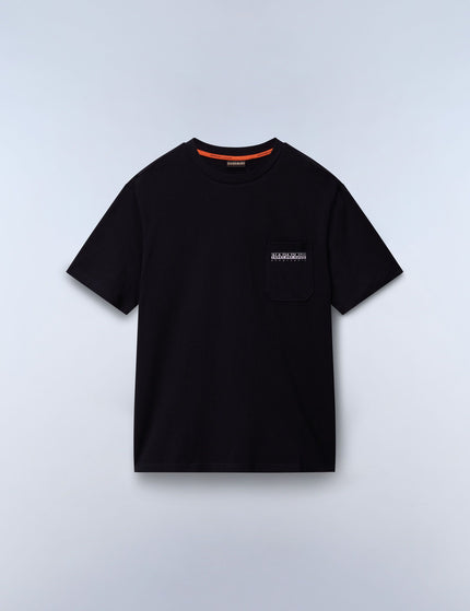 Napapijri Fanes Jersey Short Sleeve T-Shirt - Blackimages5- The Sports Edit