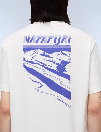 Napapijri Guide Jersey Short Sleeve T-Shirt - Whiteimages4- The Sports Edit