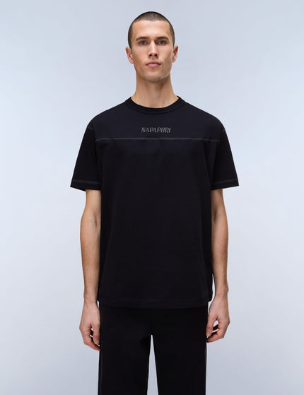 Napapijri Umbra Short Sleeve T-Shirt - Blackimages1- The Sports Edit