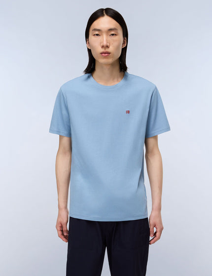 Napapijri Salis Jersey Short Sleeve T-Shirt - Blue Denimimages1- The Sports Edit