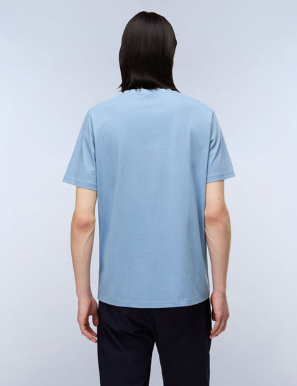Napapijri Salis Jersey Short Sleeve T-Shirt - Blue Denimimages2- The Sports Edit