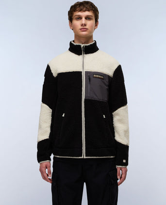 Yupik Full-Zip Fleece - Black/White