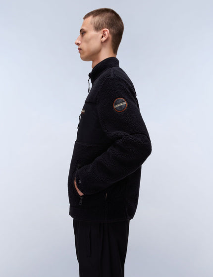 Napapijri Yupik Full-Zip Fleece - Blackimages3- The Sports Edit