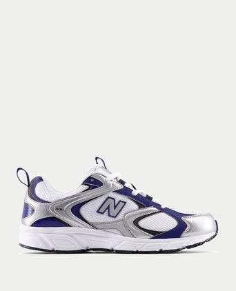 408 Shoes - White/Silver Metallic/Blue Oyster