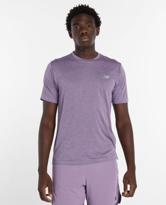 Athletics T-Shirt - Candied Violet Heather / Slate Grey