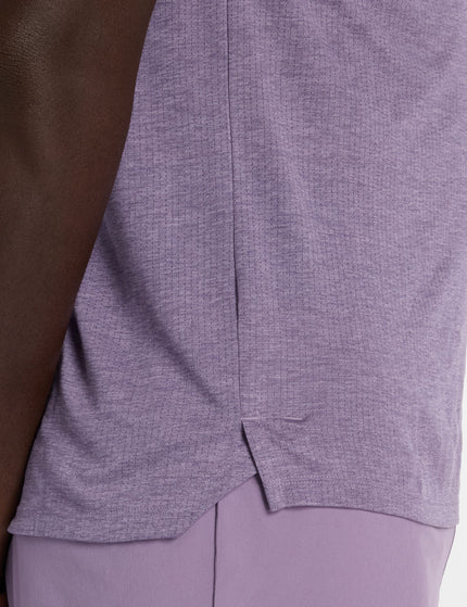 New Balance Athletics T-Shirt - Candied Violet Heather / Slate Greyimages4- The Sports Edit