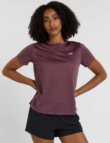 New Balance Athletics T-Shirt - Faded Plumimages1- The Sports Edit
