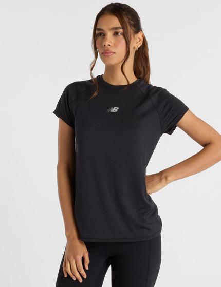 New Balance Jacquard Slim T-Shirt - Blackimages1- The Sports Edit