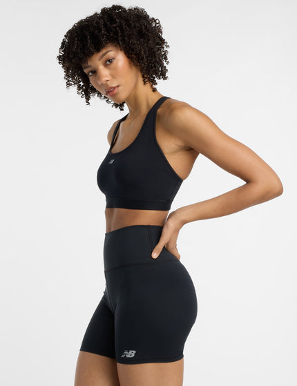 New Balance NB Essential Run High Support Sports Bra - Blackimages2- The Sports Edit