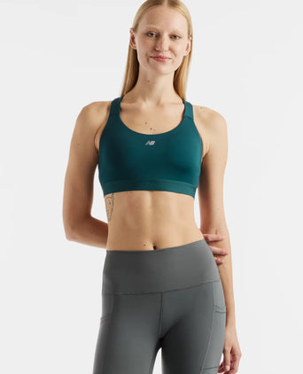 NB Essential Train Bra - Medusa Green