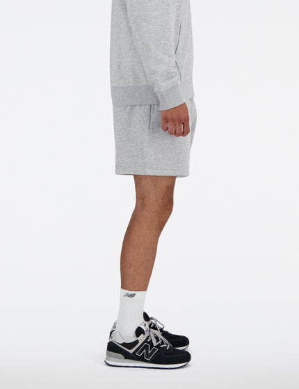 New Balance Sport Essentials Fleece Short 7" - Athletic Grey Agimages3- The Sports Edit