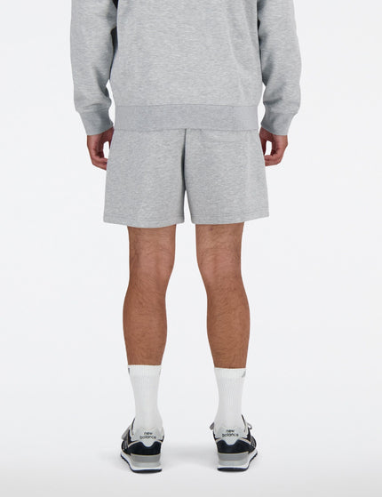 New Balance Sport Essentials Fleece Short 7" - Athletic Grey Agimages4- The Sports Edit