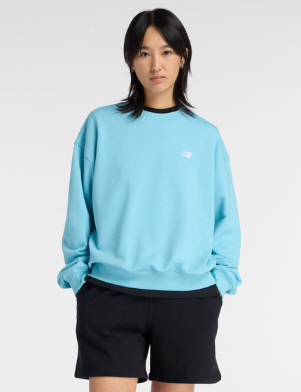 New Balance Sport Essentials French Terry Crew - Taffy Blueimages1- The Sports Edit