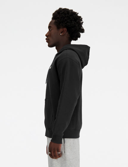 New Balance Sport Essentials Logo Fleece Full Zip - Blackimages3- The Sports Edit