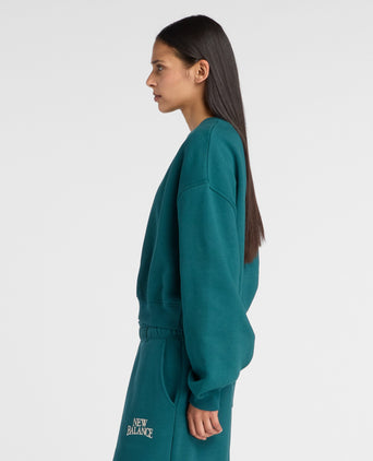 Trackside Fleece Crew - Medusa Green