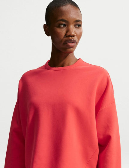 Nike 24.7 ImpossiblySoft Dri-FIT Oversized Top - Light Crimson/University Redimages1- The Sports Edit