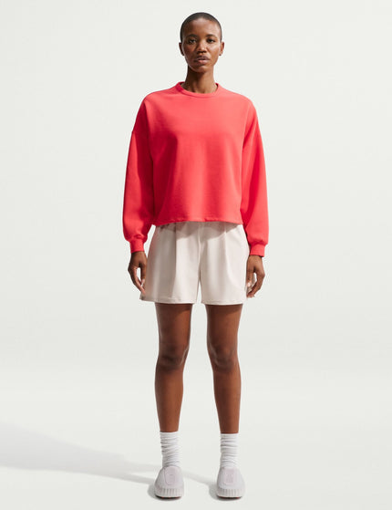Nike 24.7 ImpossiblySoft Dri-FIT Oversized Top - Light Crimson/University Redimages4- The Sports Edit