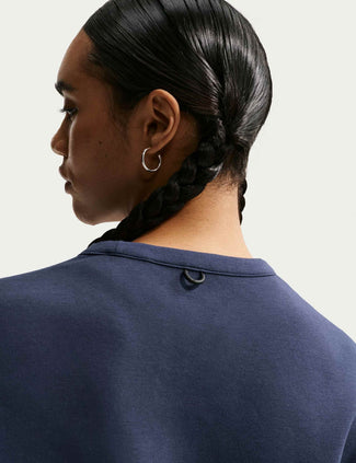 24.7 ImpossiblySoft Dri-FIT Oversized Top - Midnight Navy/Dark Obsidian