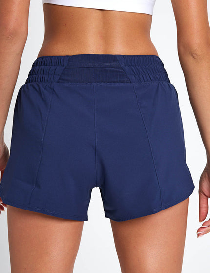 Nike One Dri-FIT 3" Brief-Lined Shorts - Midnight Navy/Reflective Silverimages2- The Sports Edit