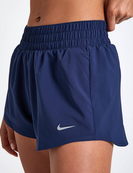 Nike One Dri-FIT 3" Brief-Lined Shorts - Midnight Navy/Reflective Silverimages4- The Sports Edit