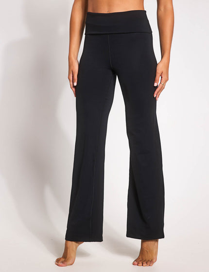Nike One Dri-FIT Fold-Over Pants - Blackimages1- The Sports Edit