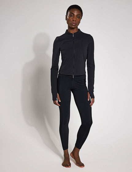 Nike Zenvy Full-Zip Long-Sleeve Top - Black/Cool Greyimages4- The Sports Edit