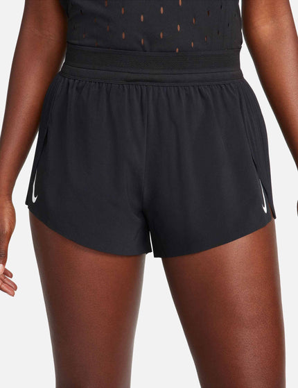 Nike AeroSwift Dri-FIT ADV 3" Running Shorts - Black/Whiteimages2- The Sports Edit