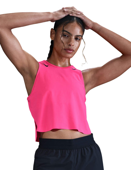Nike AeroSwift Dri-FIT ADV Running Tank Top - Hyper Pink/Blackimages1- The Sports Edit