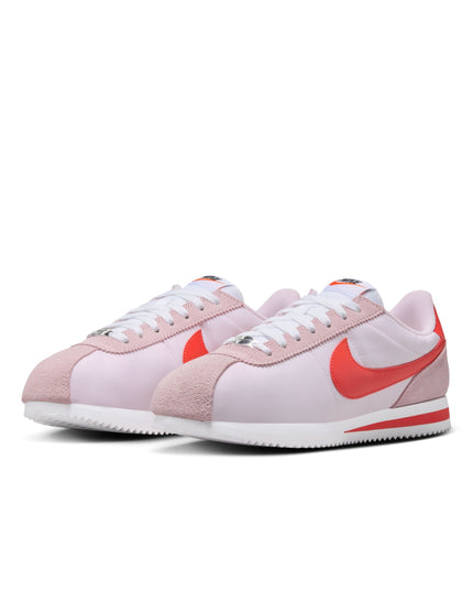 Nike Cortez Textile Shoes - Pink Foam/Light Crimson/White/Safety Orangeimages2- The Sports Edit