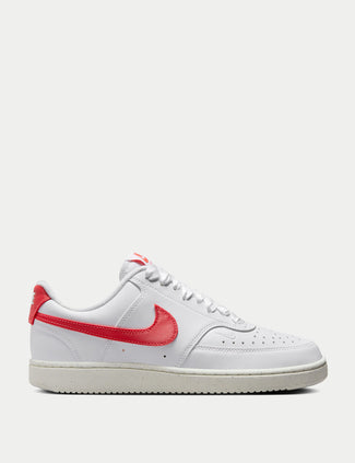 Court Vision Low Next Nature Shoes - White/Magic Ember/Sail