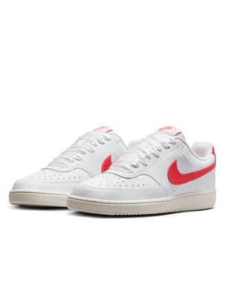 Court Vision Low Next Nature Shoes - White/Magic Ember/Sail