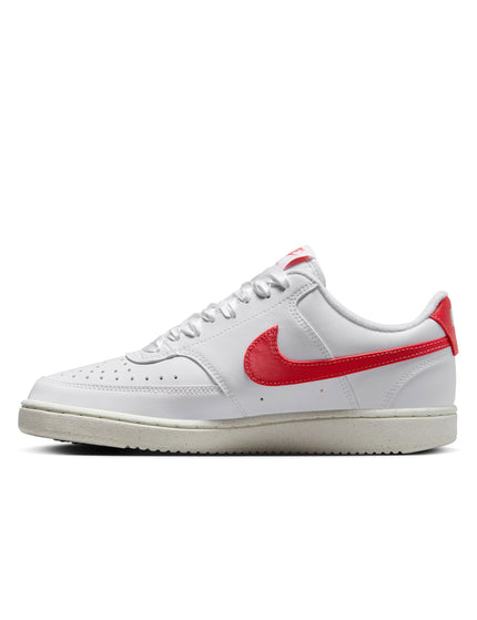 Nike Court Vision Low Next Nature Shoes - White/Magic Ember/Sailimages5- The Sports Edit