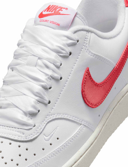 Nike Court Vision Low Next Nature Shoes - White/Magic Ember/Sailimages7- The Sports Edit