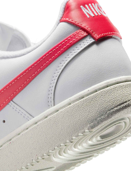 Nike Court Vision Low Next Nature Shoes - White/Magic Ember/Sailimages8- The Sports Edit