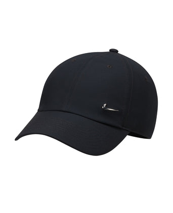 Dri-FIT Club Unstructured Metal Swoosh Cap - Black/Metallic Silver