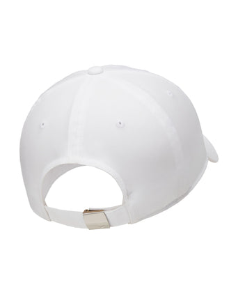 Dri-FIT Club Unstructured Metal Swoosh Cap - White/Metallic Silver