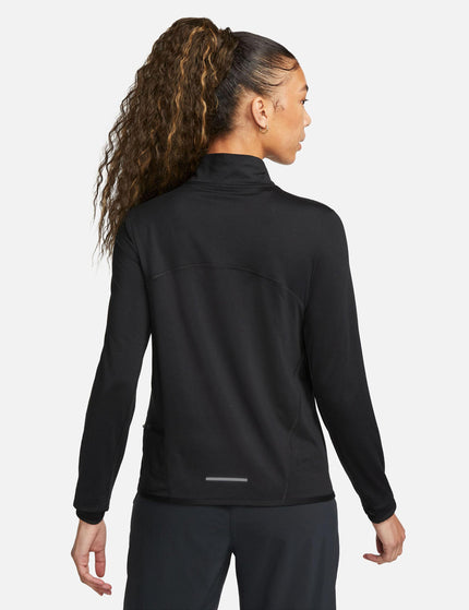 Nike Dri-FIT Swift Element UV 1/4-Zip Running Top - Black/Reflective Silverimages2- The Sports Edit