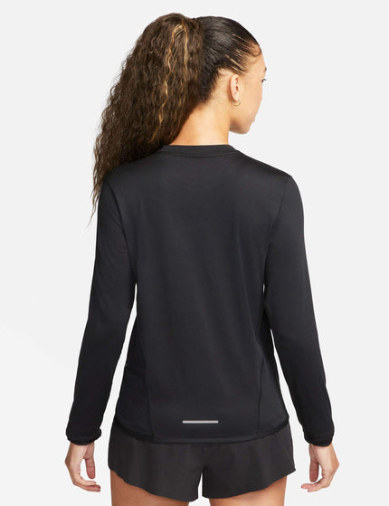 Nike Dri-FIT Swift Element UV Crew Neck Top - Black/Reflective Silverimages2- The Sports Edit