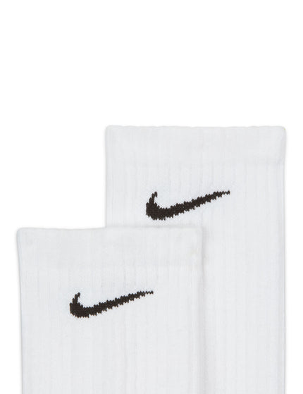 Nike Everyday Cushioned Training Crew Socks (3 Pairs) - White/Blackimages4- The Sports Edit
