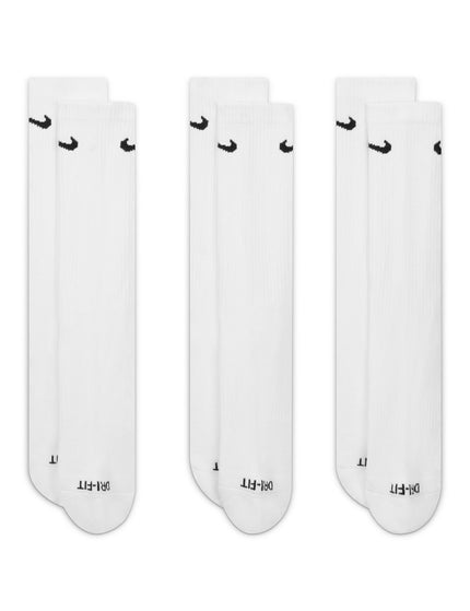 Nike Everyday Plus Cushioned Socks (3 Pairs) - Whiteimages1- The Sports Edit
