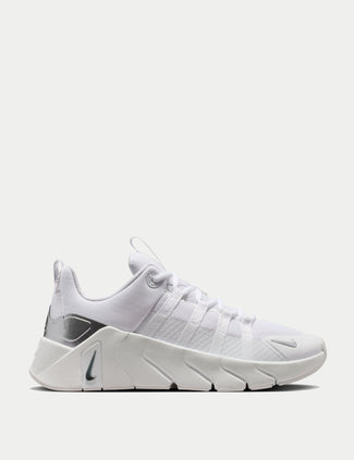 Free Metcon 7 Shoes - White/Metallic Silver