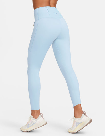 Nike Go Trail High Waisted 7/8 Leggings - Light Armory Blue/Light Orewood Brown/Khakiimages3- The Sports Edit